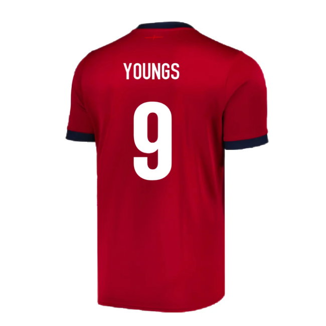 2024-2025 England Rugby Alternate Replica Jersey (Youngs 9)