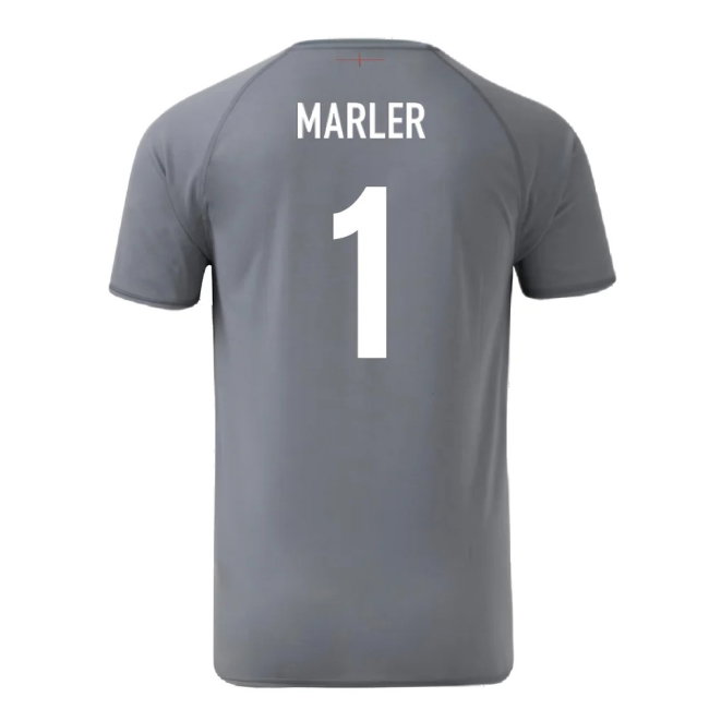 2024-2025 England Rugby Relaxed O2 Training Jersey (Grey) (Marler 1)