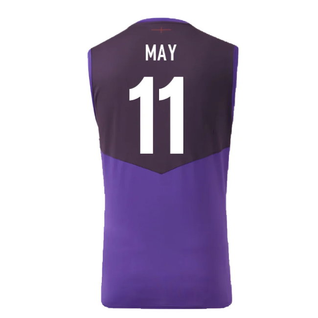 2024-2025 England Rugby Sleeveless Jersey (Violet) - Kids (May 11)