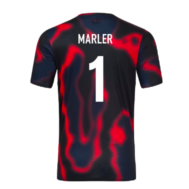 2024-2025 England Rugby Warm Up Jersey (Black) (Marler 1)