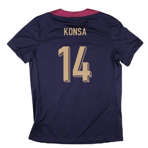 2024-2025 England Strike Dri-Fit Shirt (Purple Ink) - Womens (Konsa 14)