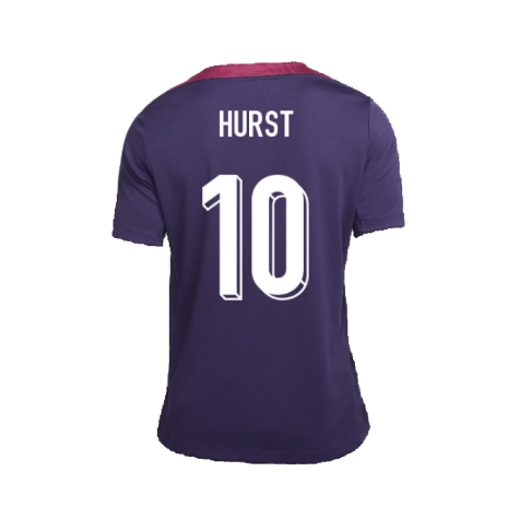 2024-2025 England Strike Training Shirt (Purple Ink) (Hurst 10)