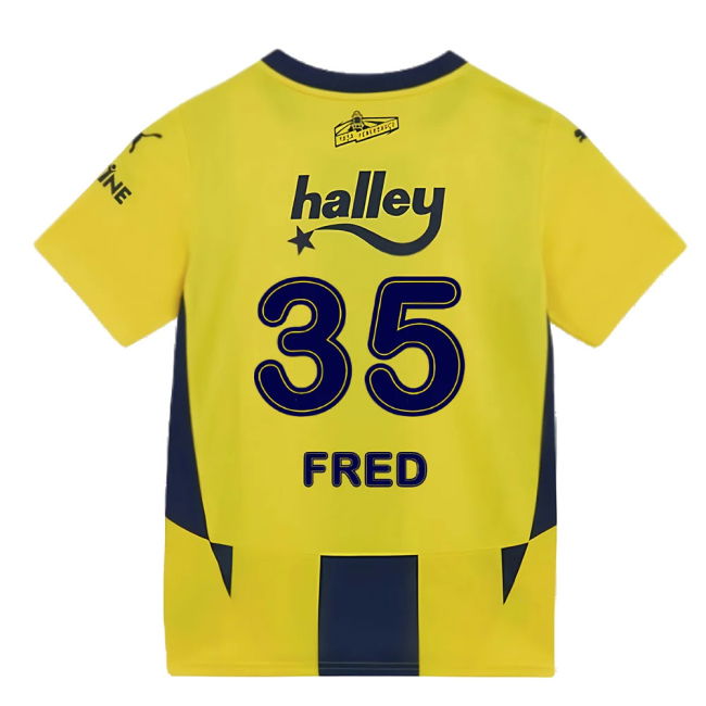 2024-2025 Fenerbahce Home Shirt (Kids) (Fred 35)