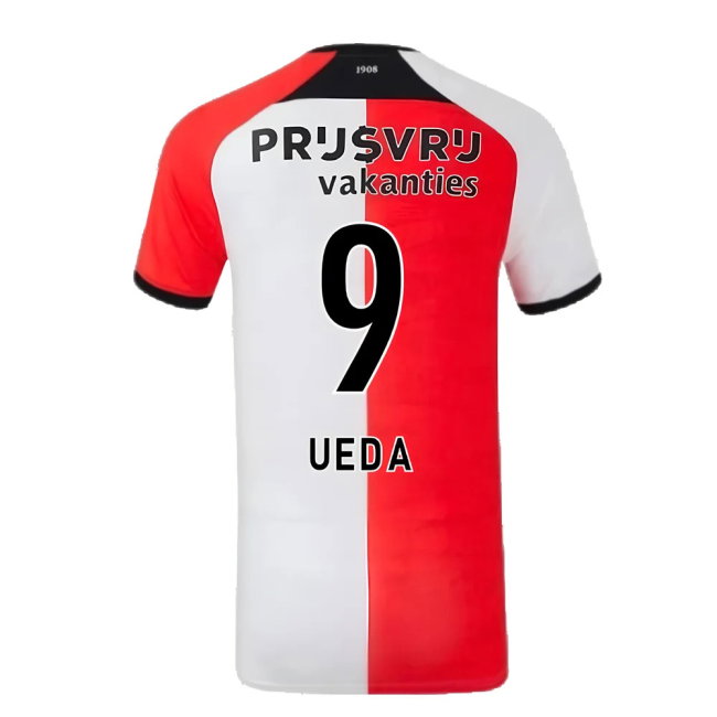 2024-2025 Feyenoord Home Shirt (Kids) (Ueda 9)