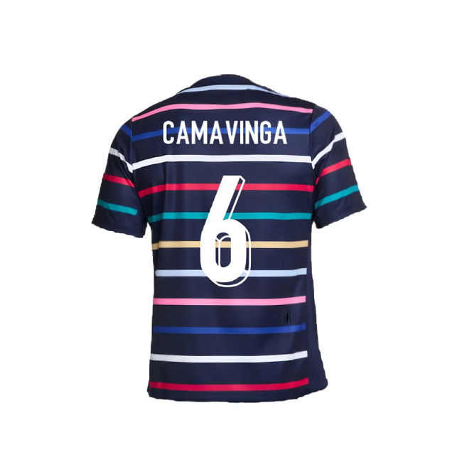 2024-2025 France Academy Pro Home Pre-Match Top (Navy) (Camavinga 6)