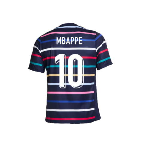 2024-2025 France Academy Pro Home Pre-Match Top (Navy) (Mbappe 10)