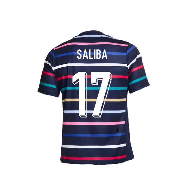 2024-2025 France Academy Pro Home Pre-Match Top (Navy) (Saliba 17)