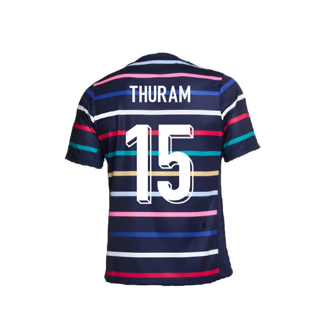 2024-2025 France Academy Pro Home Pre-Match Top (Navy) (Thuram 15)