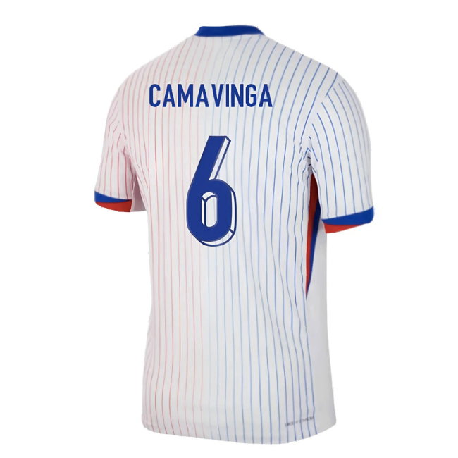 2024-2025 France Away Dri-ADV Match Shirt (Camavinga 6)