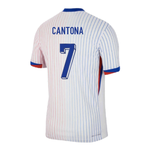 2024-2025 France Away Dri-ADV Match Shirt (Cantona 7)