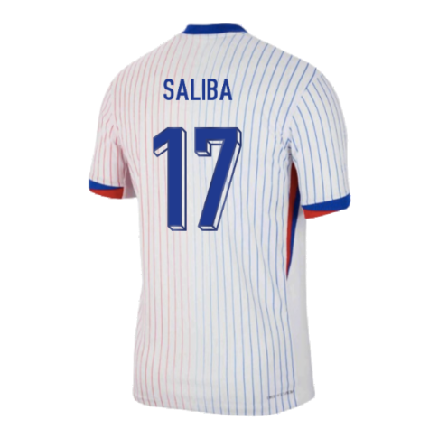 2024-2025 France Away Dri-ADV Match Shirt (Saliba 17)