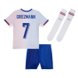 2024-2025 France Away Little Boys Mini Kit (Griezmann 7)
