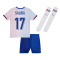 2024-2025 France Away Little Boys Mini Kit (Saliba 17)