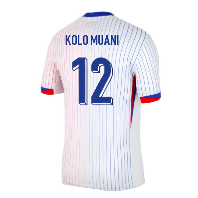 2024-2025 France Away Shirt (Kolo Muani 12)