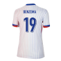 2024-2025 France Away Shirt (Womens) (Benzema 19)