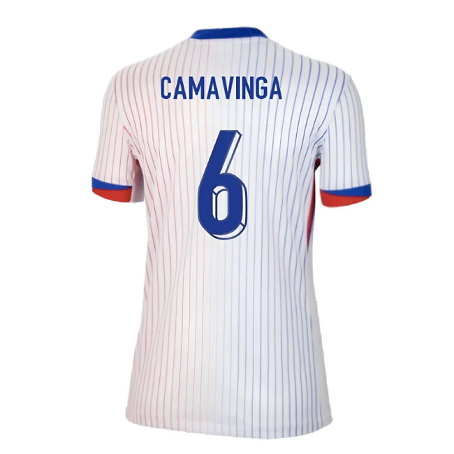 2024-2025 France Away Shirt (Womens) (Camavinga 6)