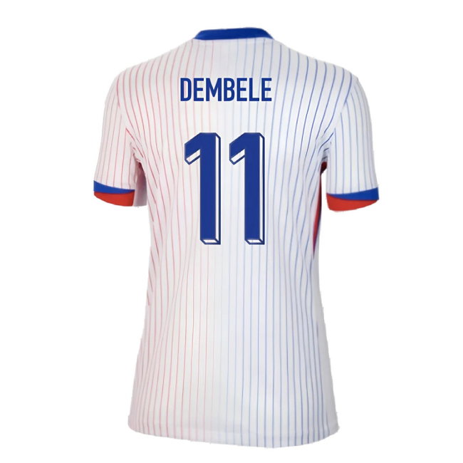 2024-2025 France Away Shirt (Womens) (Dembele 11)