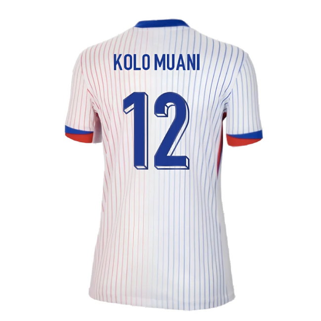 2024-2025 France Away Shirt (Womens) (Kolo Muani 12)