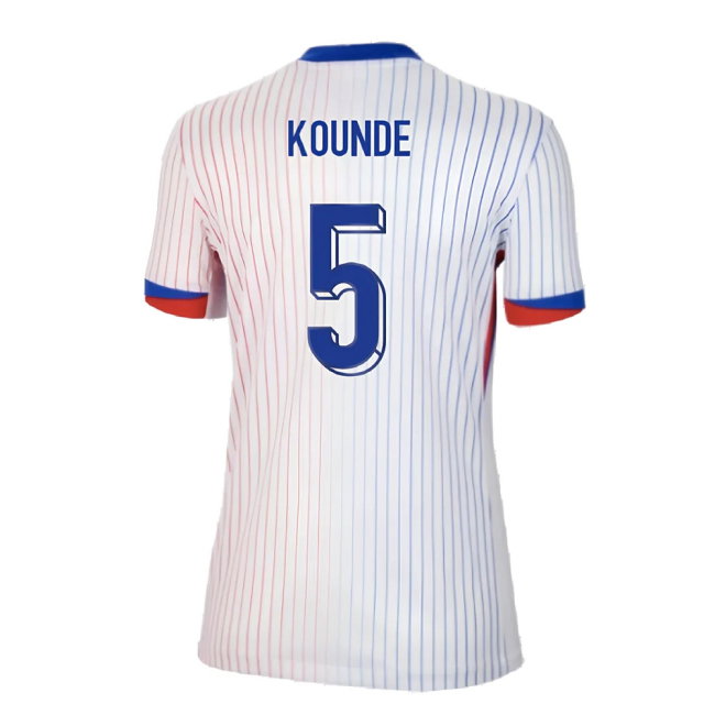 2024-2025 France Away Shirt (Womens) (Kounde 5)