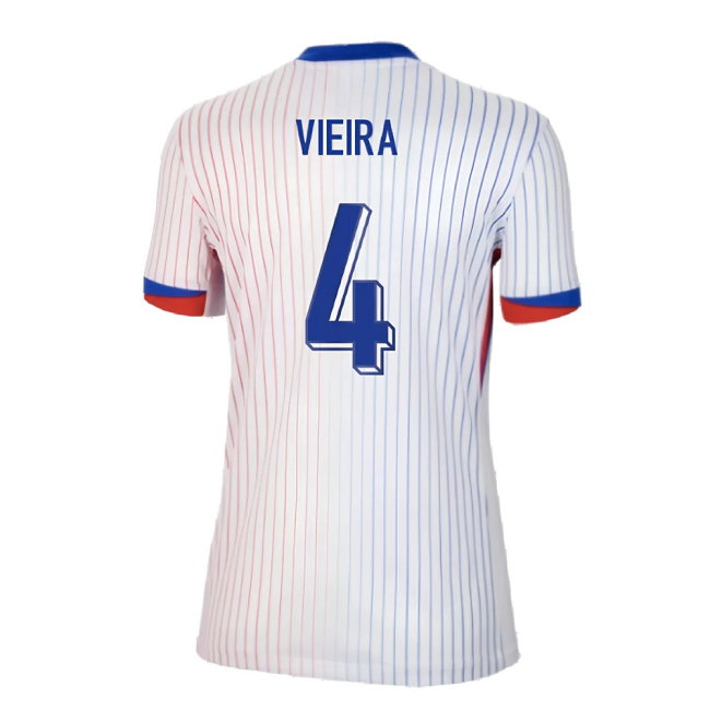 2024-2025 France Away Shirt (Womens) (Vieira 4)
