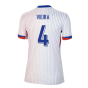 2024-2025 France Away Shirt (Womens) (Vieira 4)