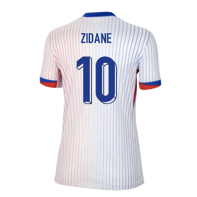 2024-2025 France Away Shirt (Womens) (Zidane 10)
