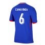 2024-2025 France Dri-FIT ADV Match Home Shirt (Camavinga 6)