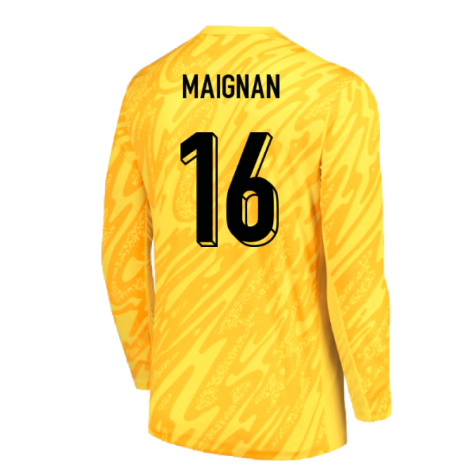 2024-2025 France Goalkeeper LS Home Shirt - Kids (Maignan 16)
