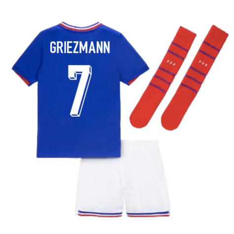 2024-2025 France Home Little Boys Mini Kit (Griezmann 7)