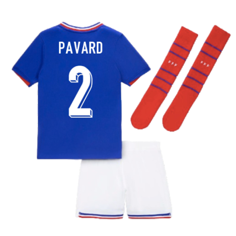 2024-2025 France Home Little Boys Mini Kit (Pavard 2)