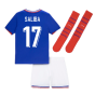2024-2025 France Home Little Boys Mini Kit (Saliba 17)
