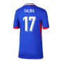 2024-2025 France Home Shirt (Kids) (Saliba 17)