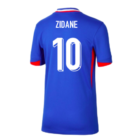 2024-2025 France Home Shirt (Kids) (Zidane 10)