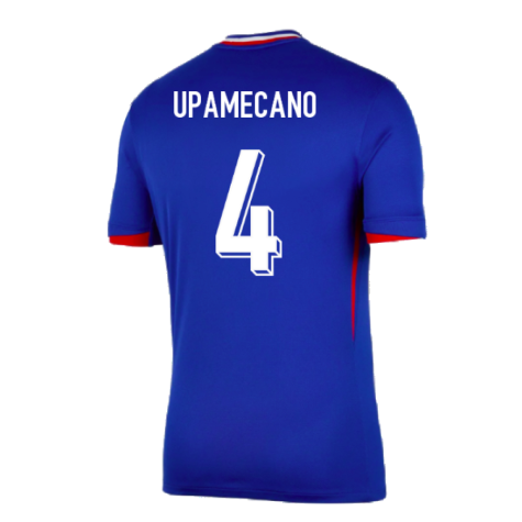 2024-2025 France Home Shirt (Upamecano 4)