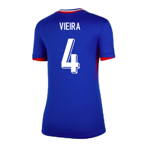 2024-2025 France Home Shirt (Womens) (Vieira 4)