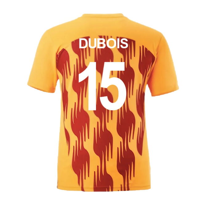 2024-2025 Galatasaray Pre-Match Shirt (Orange) (Dubois 15)