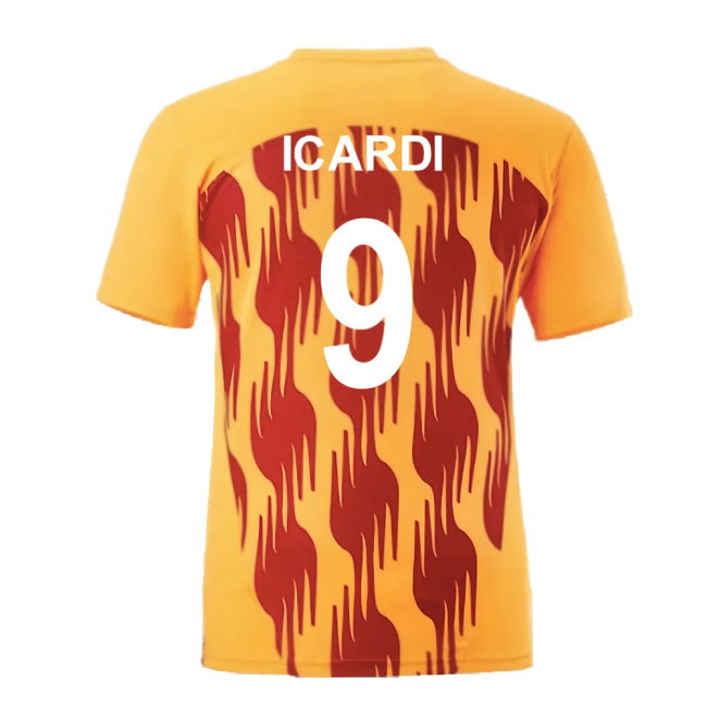 2024-2025 Galatasaray Pre-Match Shirt (Orange) (Icardi 9)