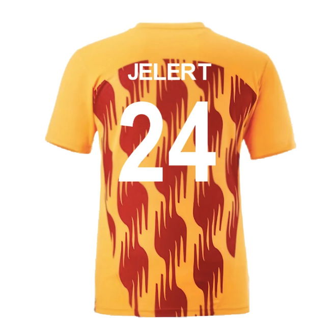2024-2025 Galatasaray Pre-Match Shirt (Orange) (Jelert 24)