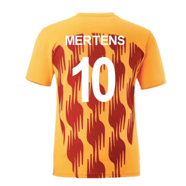 2024-2025 Galatasaray Pre-Match Shirt (Orange) (Mertens 10)