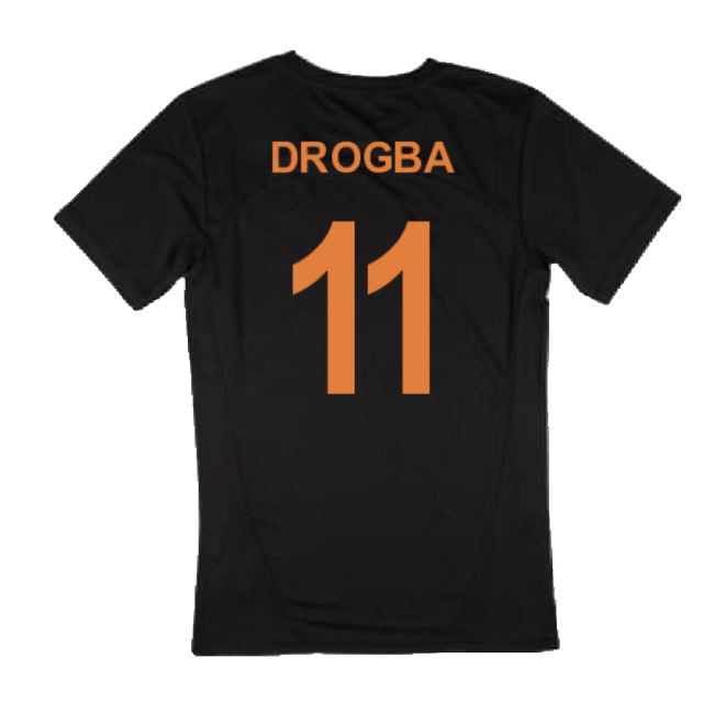 2024-2025 Galatasaray Training Jersey (Black) (Drogba 11)