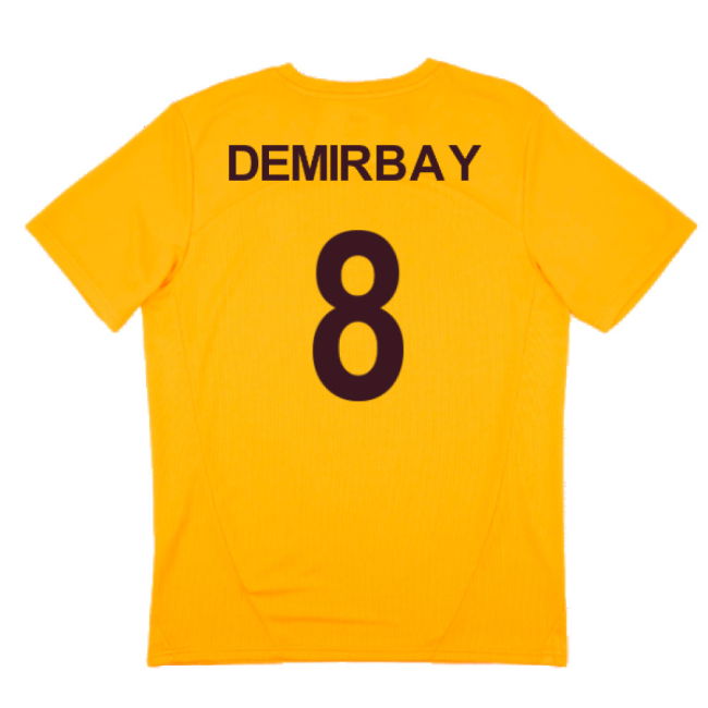 2024-2025 Galatasaray Training Shirt (Orange) (Demirbay 8)