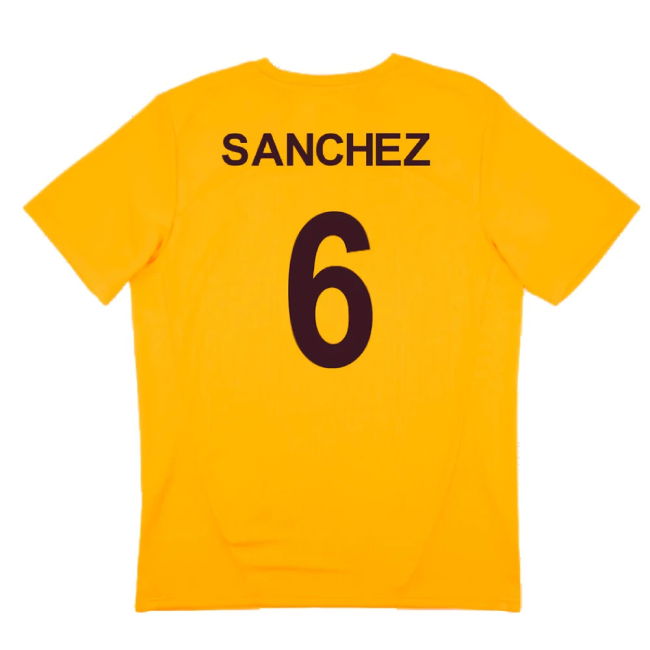 2024-2025 Galatasaray Training Shirt (Orange) (Sanchez 6)