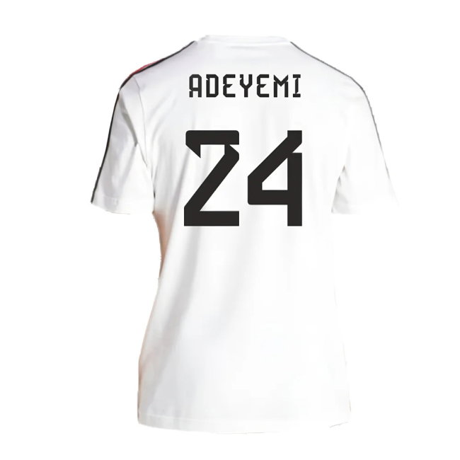 2024-2025 Germany 3S DNA Tee (White) (Adeyemi 24)