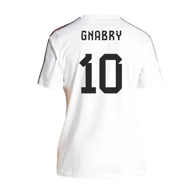 2024-2025 Germany 3S DNA Tee (White) (Gnabry 10)