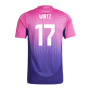 2024-2025 Germany Authentic Away Shirt (Wirtz 17)