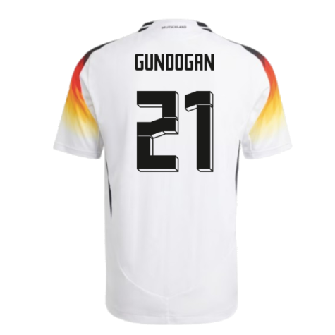2024-2025 Germany Authentic Home Shirt (Gundogan 21)
