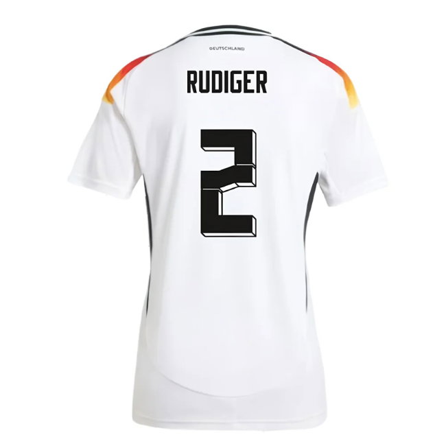2024-2025 Germany Home Shirt (Ladies) (Rudiger 2)