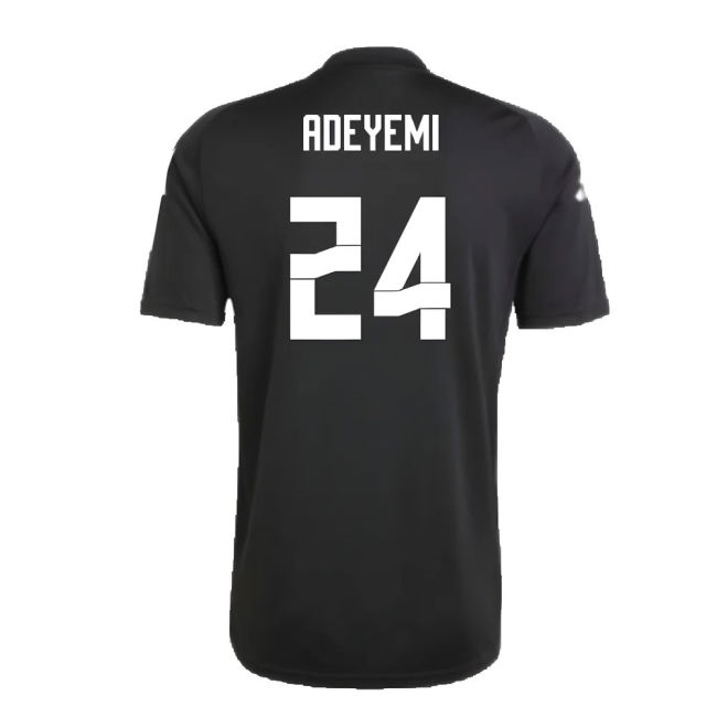 2024-2025 Germany Pre-Match Shirt (Black) (Adeyemi 24)