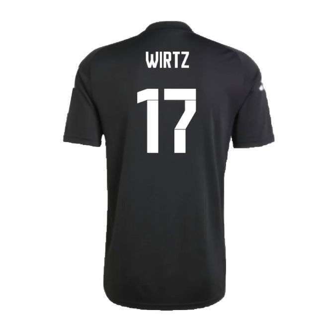 2024-2025 Germany Pre-Match Shirt (Black) (Wirtz 17)
