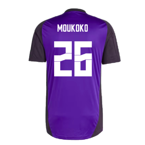 2024-2025 Germany Training Jersey (Purple) (Moukoko 26)